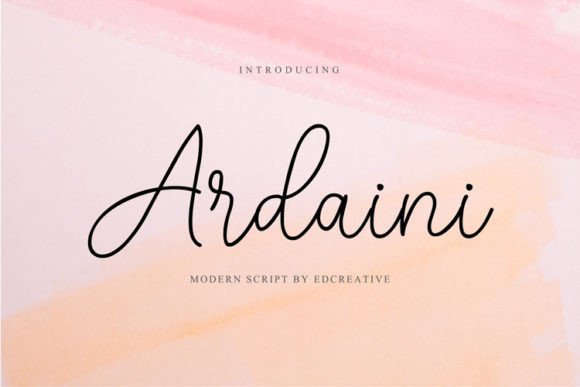 Ardaini: Elevating Handmade Design with Elegant Calligraphy