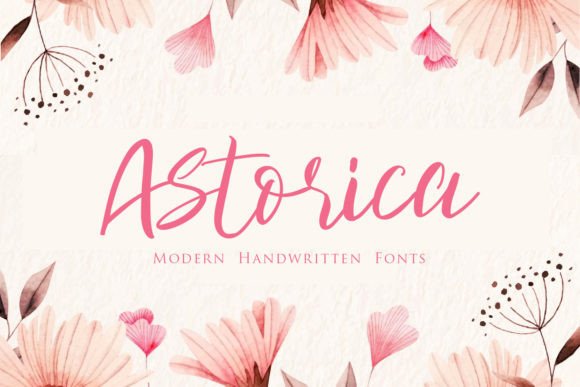 Astorica: A Modern Script Font for Elegant Editorial Design