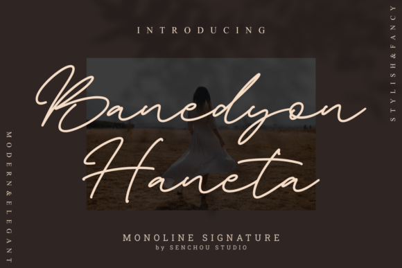 Banedyon Haneta: A Dazzling Script Font for Scroll-Stopping Digital Campaigns