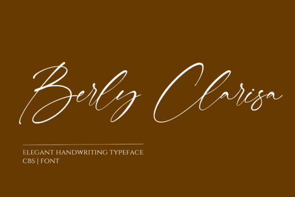 Berly Clarisa: The Modern Script Font That Elevates Campaign Typography