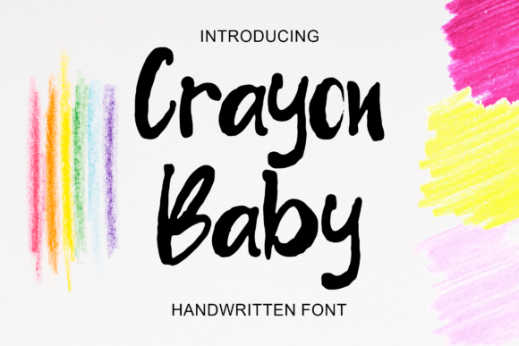 Crayon Baby: A Handwritten Font for Playful Branding Projects