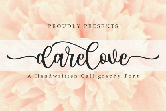 Darelove: A Modern Calligraphy Font for Makers and Creative Sellers