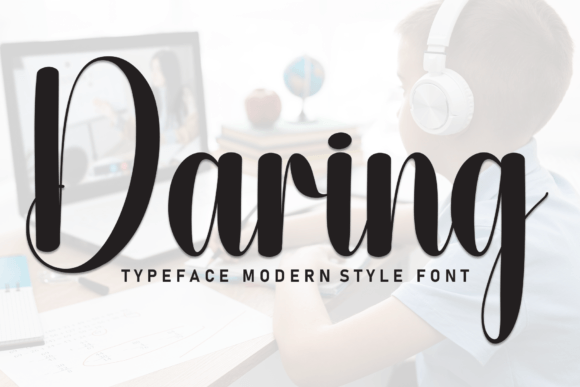Daring: A Sweet Handwritten Font for Crafters and Makers