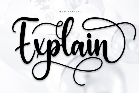 Explain: A Modern Handwritten Font for Editorial Design and Digital Publishing