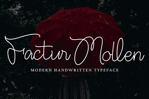 Factur Mollen: A Handwritten Font That Elevates Editorial Design
