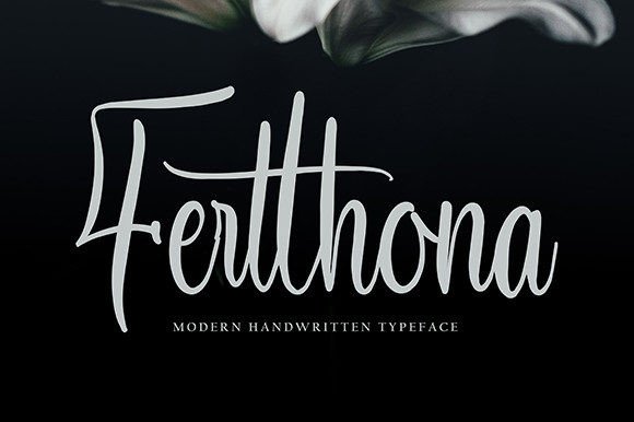 Fertthona: A Stylish Script Font for Modern Editorial Design