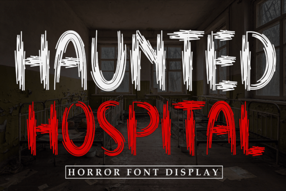 Haunted Hospital Font: A Spooky Script for Eerie Editorial Charm