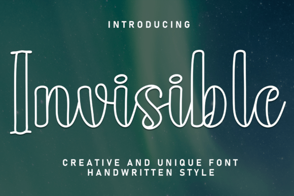 Invisible: A Sweet Handwritten Font for Charming Brand Identities