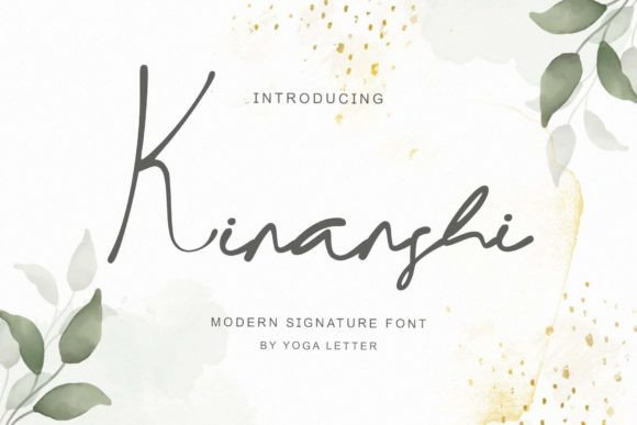 Kinanshi: A Stylish Script Font for Modern Web Design