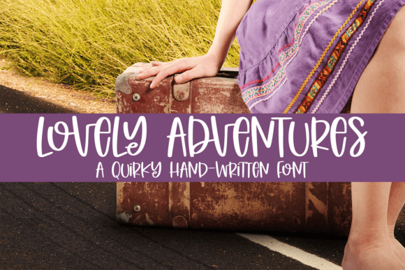 Lovely Adventures: A Quirky Script Font for Bold Marketing Visuals