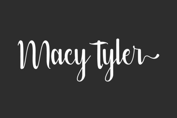 Macy Tyler: A Casual Script Font for Modern Branding Projects