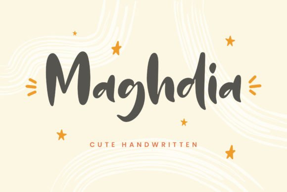 Maghdia: A Playful Handwritten Font That Elevates Small Business Branding