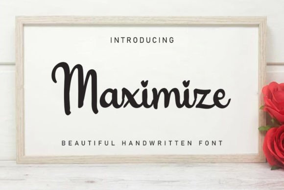 Maximize: A Feminine Script Font That Elevates Brand Identity
