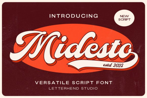 Midesto: A Vintage Script Font for Timeless Editorial Design