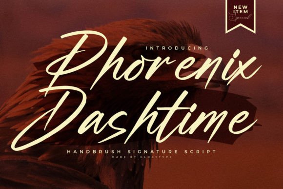Phorenix Dashtime: A Versatile Script Font for Crafters & Sellers