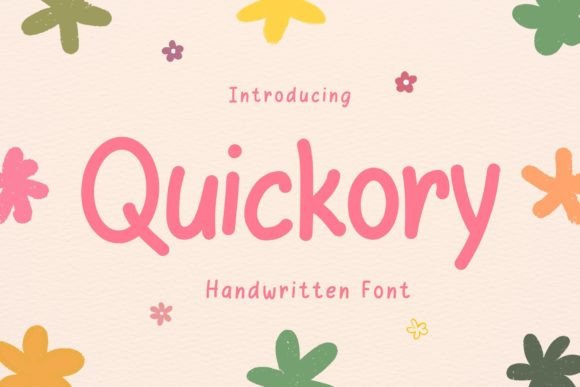 Quickory: A Playful Handwritten Font for Scroll-Stopping Digital Content