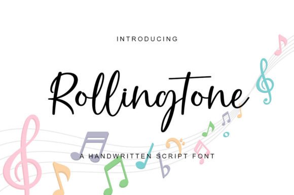 Rollingtone: A Designer’s Take on This Script Amp Font