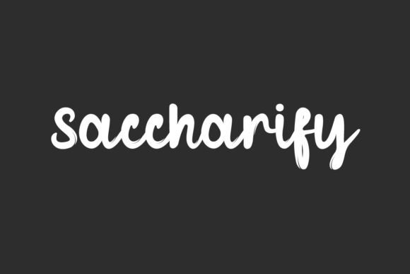 Saccharify Font: A Handwritten Script for Scroll-Stopping Digital Campaigns