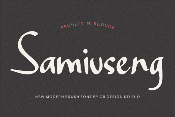 Samiuseng: A Handwritten Brush Script That Brings Personality to Branding