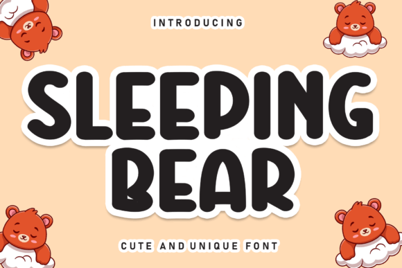 Sleeping Bear: A Sweet Handwritten Font for Crafters and Makers