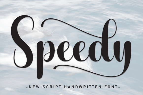Speedy: The Handwritten Display Font That Adds Charm to Every Craft