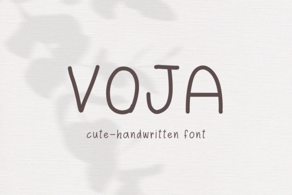 Voja: A Handwritten Font That Elevates Small Business Branding