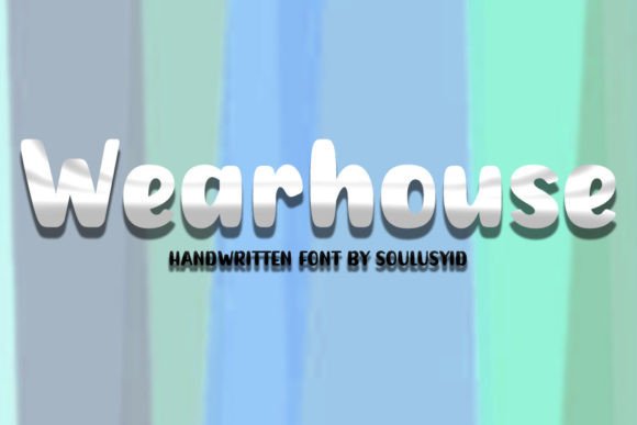 Wearhouse: The Retro Brush Script Font for Crafters and Product Designers